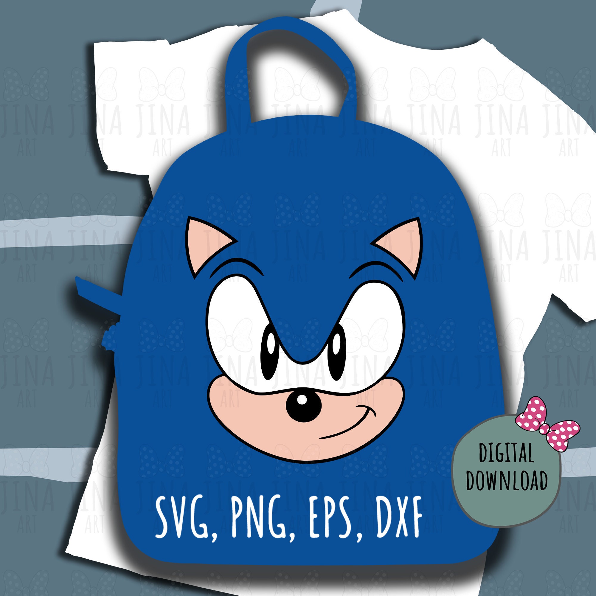 Tails Face Svg, Sonic The Hedgehog Svg, Cartoon Svg, Png Dxf Eps Digital  File