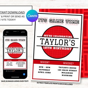 Kickball Party Invites, Kickball Invitations, Kickball Party Invite, Instant Download