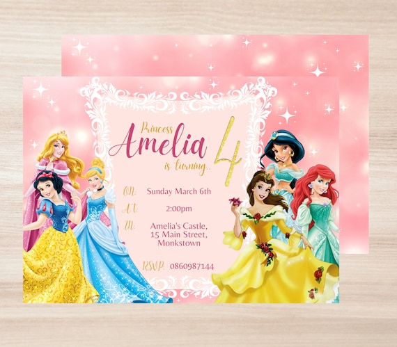 Princess Birthday Invitation