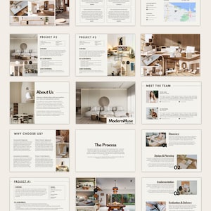 Design Portfolio Template, Interior Design Portfolio Template, Interior Design Template