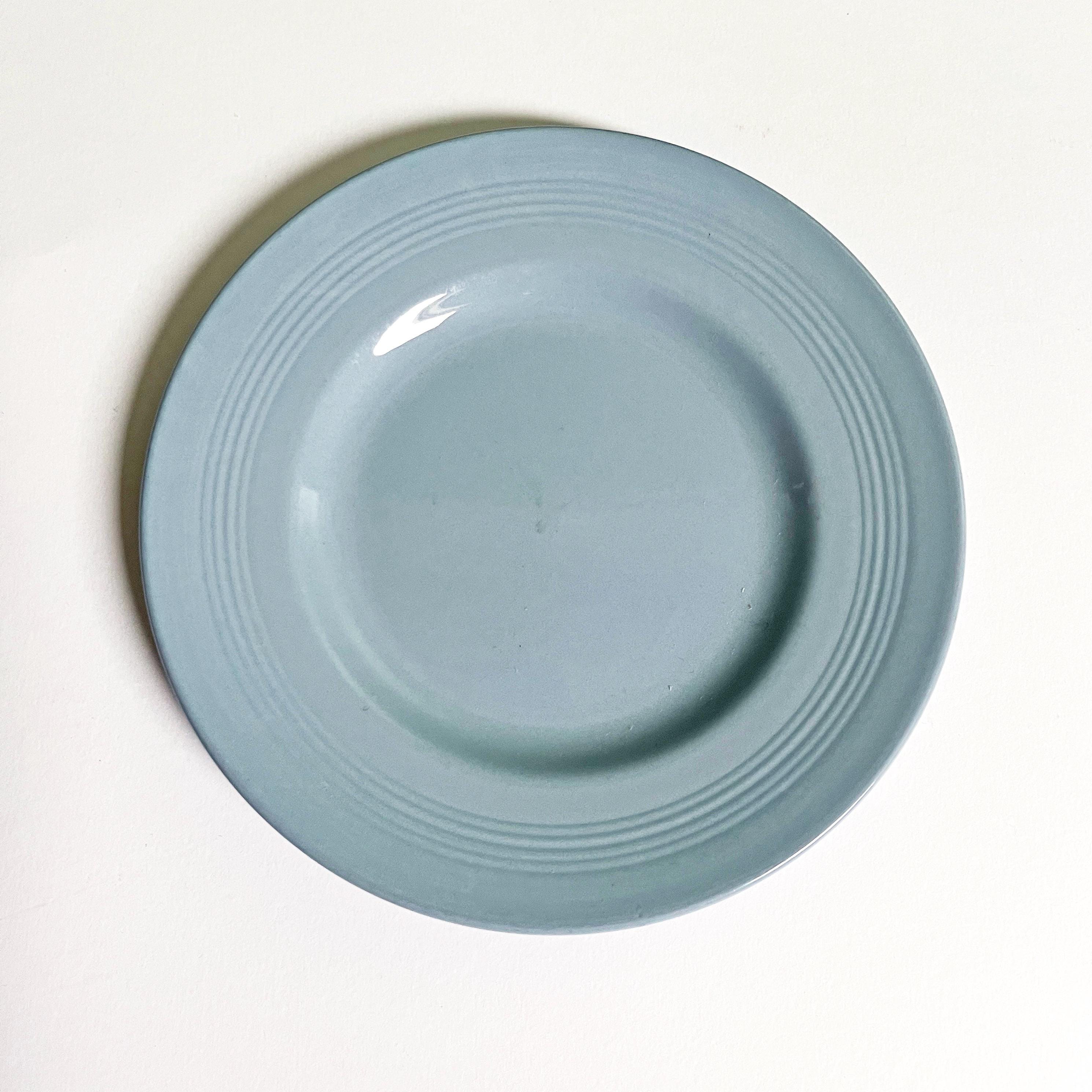 Vintage Woods Ware Iris Side Plate: Blue Art Deco Utility China - Etsy