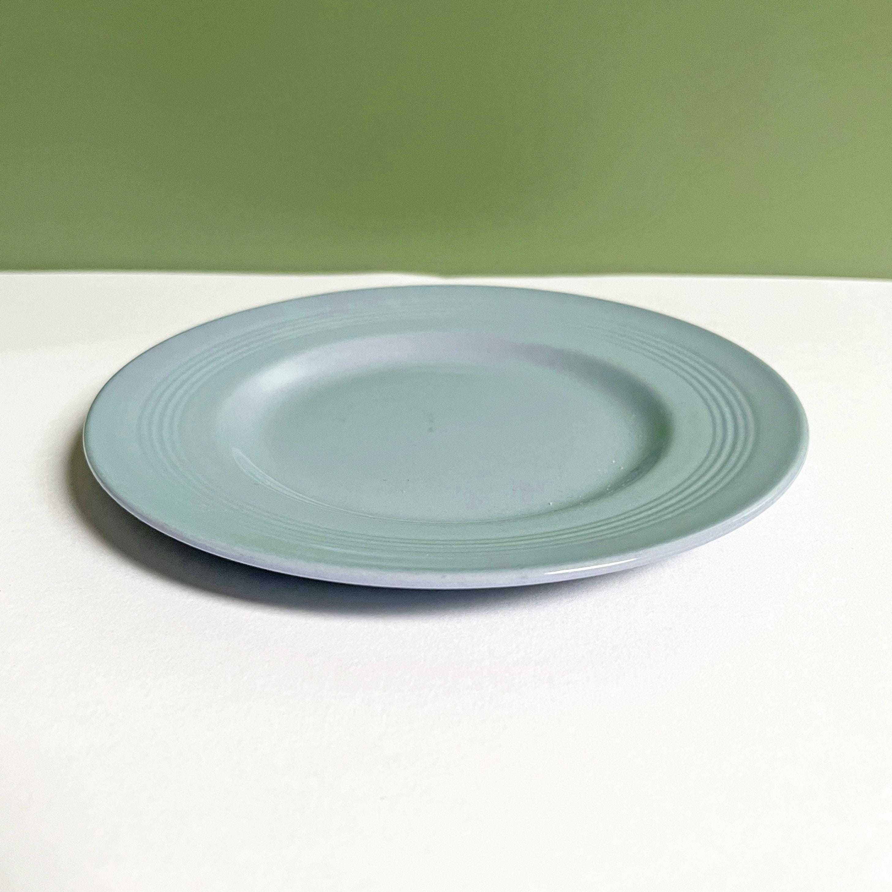 Vintage Woods Ware Iris Side Plate: Blue Art Deco Utility China - Etsy