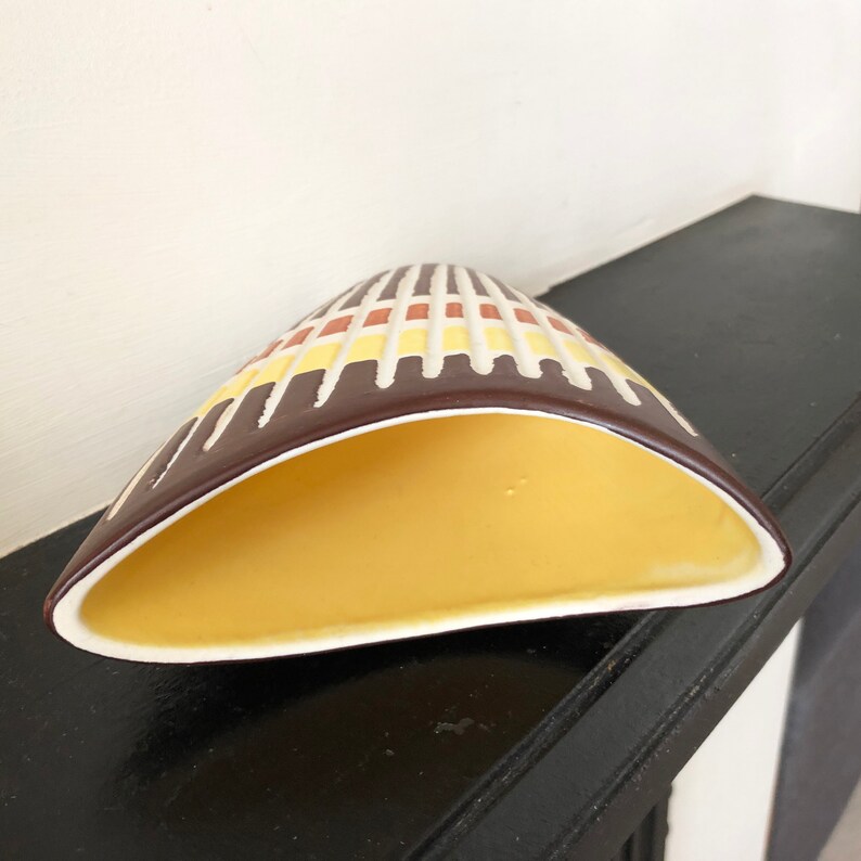 Ilkra Vase West German Pottery Striking Rare Design 1950s Etsy UK