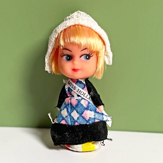 Vintage Miss Holland Doll: 1970s Liddle Kiddles Style, Hong Kong