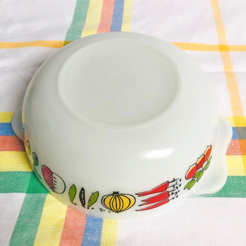 JAJ Pyrex Harvest Vegetable Pattern 2pt Round Easy Grip Etsy UK
