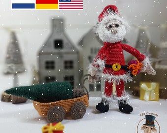 Merri X-Mas: Santa's indispensable helper. Amigurumi crochet pattern.