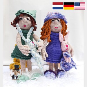 Sleepy Heads Sandy & Mandy: The sweetest sleep duo ever! Amigurumi crochet pattern.