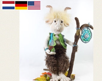 Alwin Oakleaf, Amigurumi Crochet Pattern, Catcher of Dreams