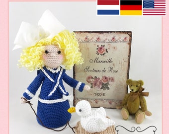 Claire, nostalgia by an old photo, Amigurumi Crochet Pattern