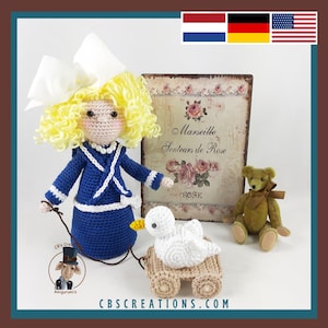 Claire: A nostalgic amigurumi doll, inspired by an old photo, crochet pattern
