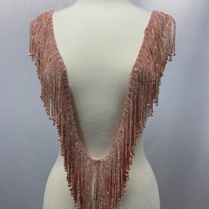 1 yard Rhinestone trim/ Rhinestone Chain/ Formal gown belt/ rhinestone fringe 6"inches image 5