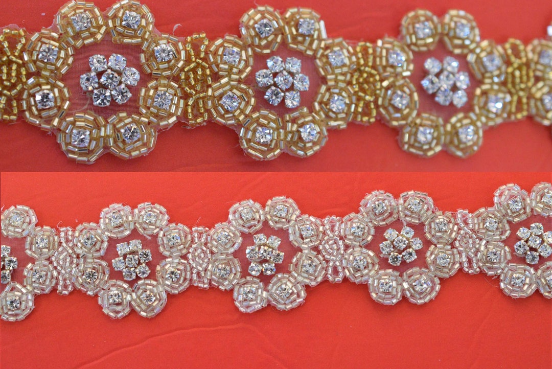 Rhinestone Chain/ Formal Gown Belt/ Rhinestone Wedding Sashes Swarovski