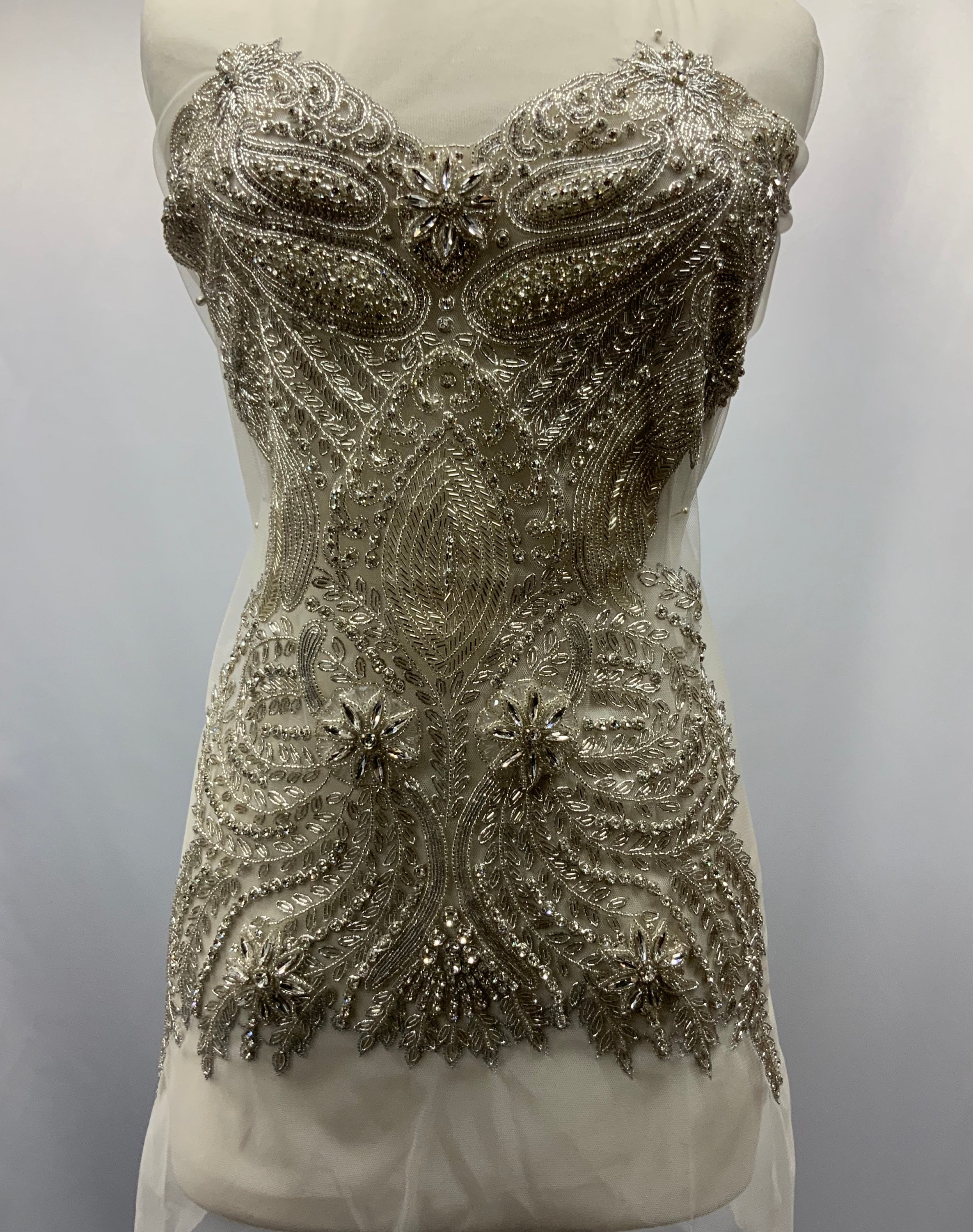Rhinestone Beaded Dress AppliqueWeddingPromSweet 1516 Etsy