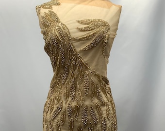 Designer Full body Rhinestone Applique,Bridal  Dress embroidery, lovely ,inspiration Beautiful Shine , Evening engagement,prom