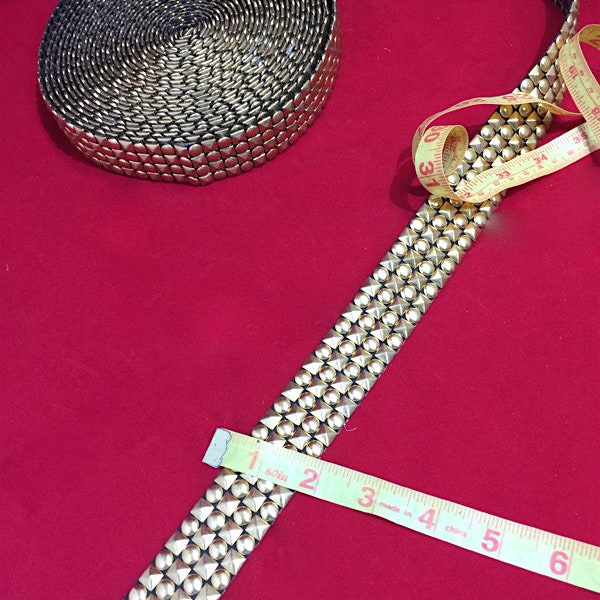 Iron on Stud Trim Etsy