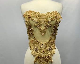 Rhinestone Applique,Bridal  Dress embroidery on tulle mesh ,lovely ,inspiration Beautiful Shine , Evening engagement,prom