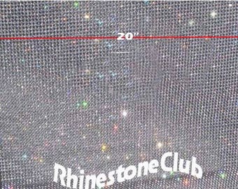 Rhinestone Sheets Rhinestones Fabric Rhinestones Mesh. Full 