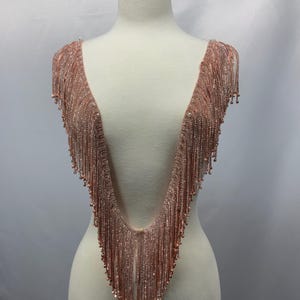 1 yard Rhinestone trim/ Rhinestone Chain/ Formal gown belt/ rhinestone fringe 6"inches image 6