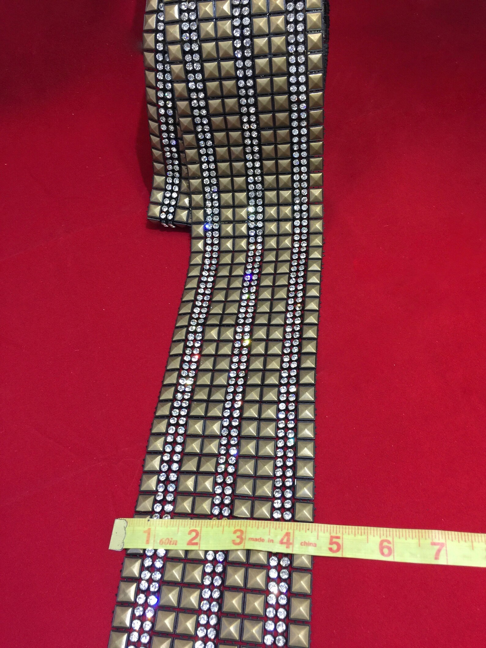 Crystal Rhinestone Trim by the Yard Silver Bridal Trim Etsy