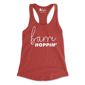 Barre Hoppin&#39; - Women&#39;s Racerback Tank Top