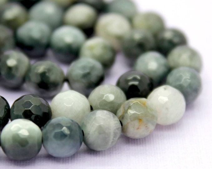Natural Hawks Eagle Eye Beads, Hawk Eye Stone Faceted Round Loose Gemstone Beads (4mm 6mm 8mm 10mm) - PG45