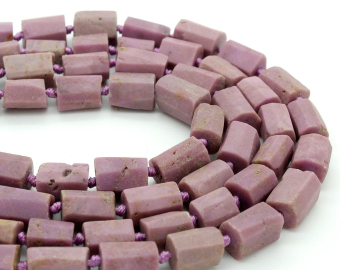 Phosphosiderite, Natural phosphosiderite Rough Cut Nugget Cube Chips Gemstone Assorted Size Beads - PGS189