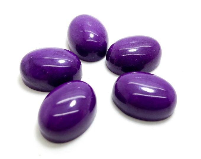 1PC Grade AAA Natural Phosphosiderite Cabochon Purple Polished Smooth Gemstone Cabs Pendant - PGL25