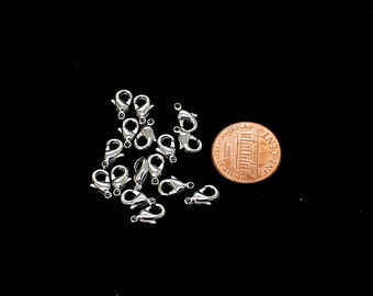 Leverback Hoops 20pcs Earrings Ear Hooks Findings Clasp - Silver Copper - PAS74