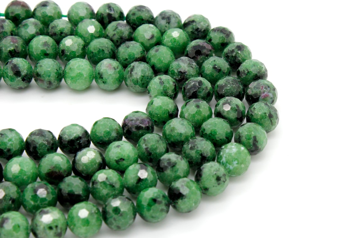 perles-de-zoisite-rubis-naturel-boule-de-sph-re-facettes-de-etsy-france