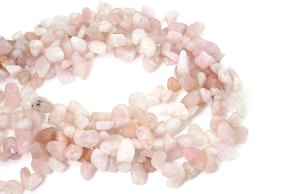 Pink Morganite Beads, Natural Morganite Smooth Rough Freeform Nugget Gemstone Beads - PGS220