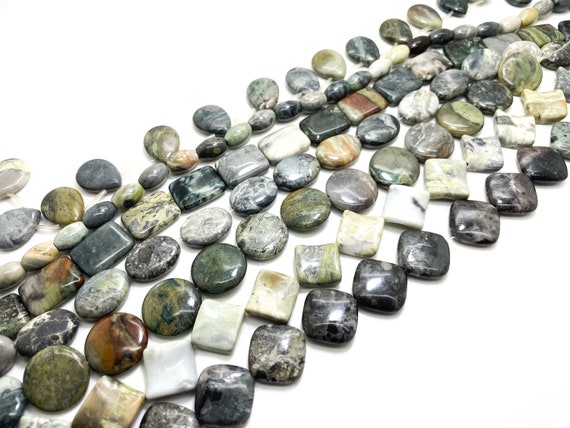 Perlin Natura Maifan - Perline Di Diaspro, 8 Mm, Grado A, 15 Pezzi, G756 - Foto 2