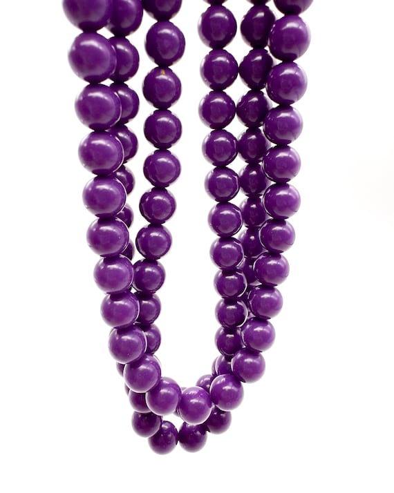 Grade AAA Natural Phosphosiderite Beads, Genuine Purple High Quality Phosphosiderite 4mm 6mm 8mm Gemstone Beads - RN64H