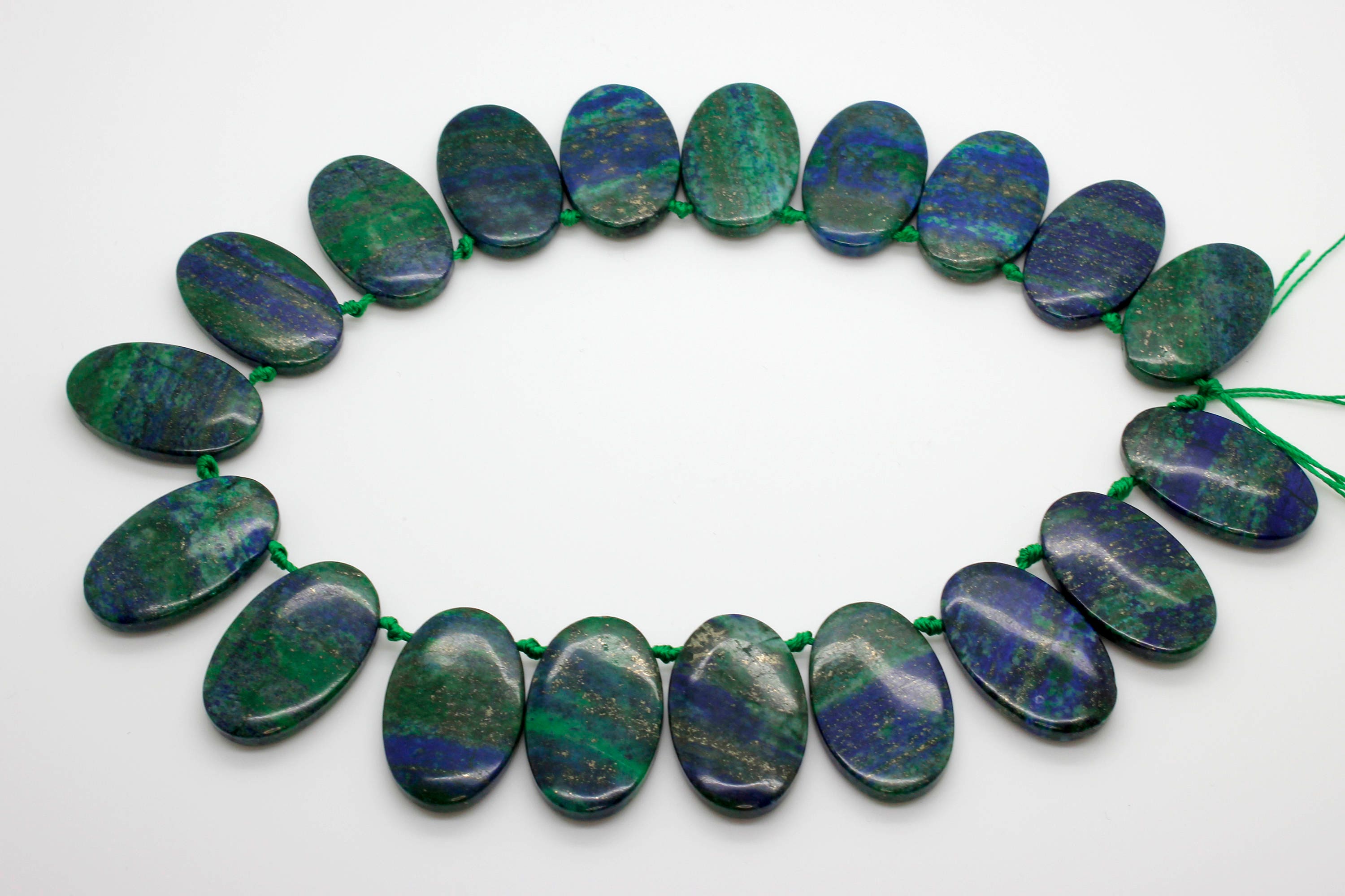 Natural Jasper Blue Green Jasper Natural Flat Oval Smooth Etsy