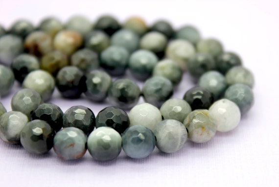 Natural Hawks Eagle Eye Beads, Hawk Eye Stone Faceted Round Gemstone Beads (4mm 6mm 8mm 10mm) - PG45
