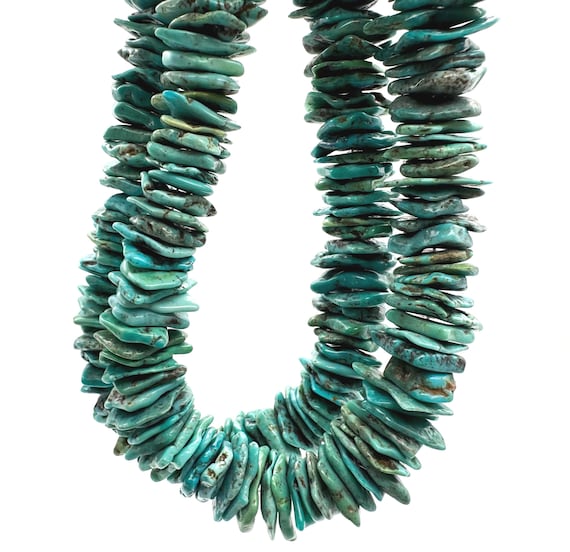 Kingman Turquoise Slab Beads Genuine Arizona Blue Stone Organic Petal Shape Gemstone for Artisan Jewelry Supply - PGS371