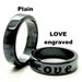 Black Hematite Basic Ring Band for Jewlery Necklace Making Accessories Size 7 8 11.5 12- R37