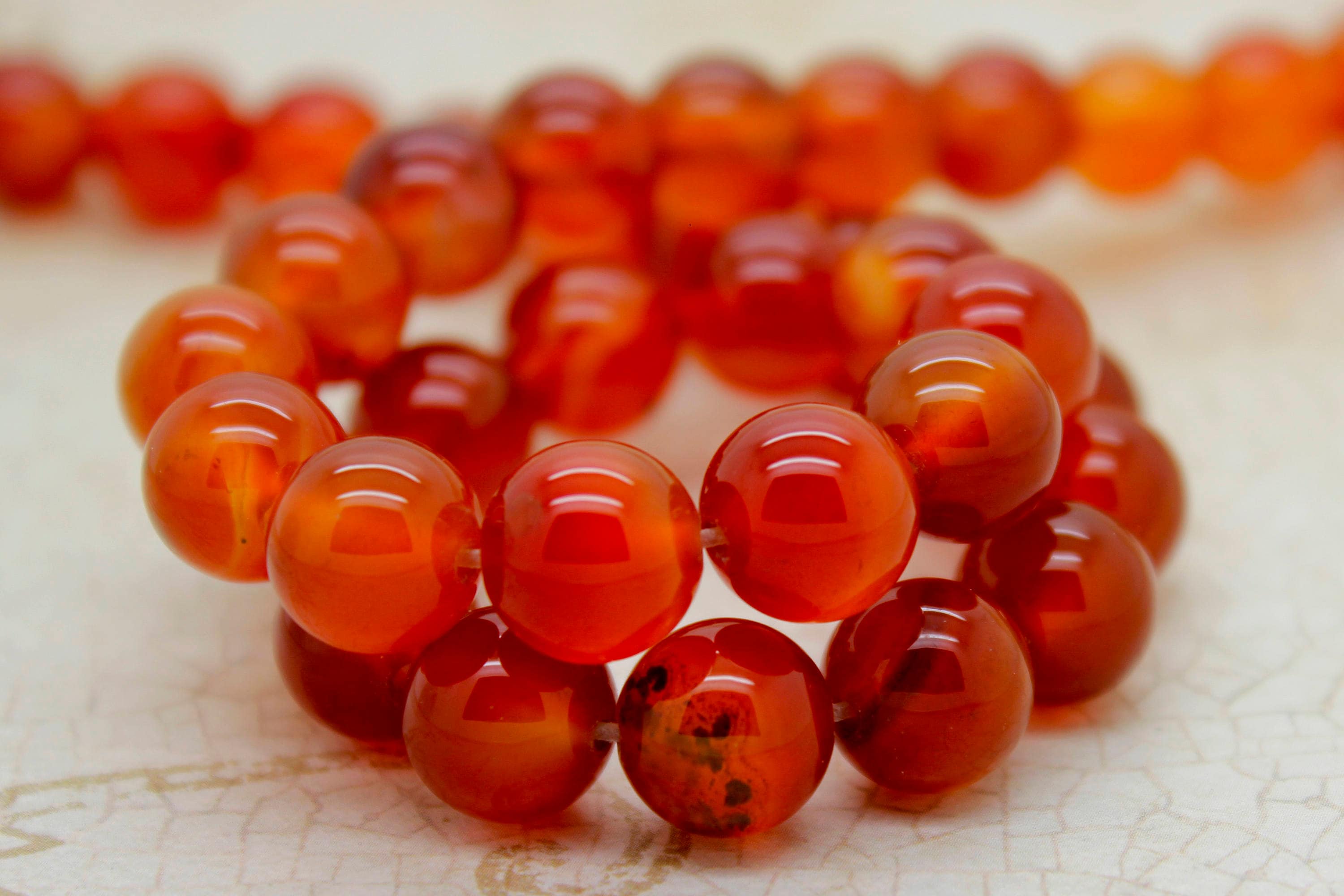 Carnelian Beads