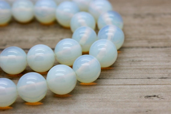 Opalite Round Ball Sphere Smooth Gemstone Beads (4mm 6mm 8mm 10mm 12mm) - RN04
