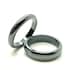 Black Hematite Basic Ring Band for Jewlery Necklace  Making Accessories Size 10 7.5 6.5 - R35 