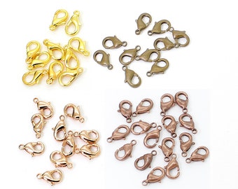 Leverback Earwires Hoops 10pcs Earrings Ear Hooks Findings Clasp - Rose Gold Silver Bronze Copper - PAS75