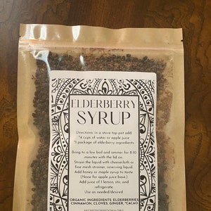 Kit biologische vlierbessensiroop: doe-het-zelf kruidenremedie