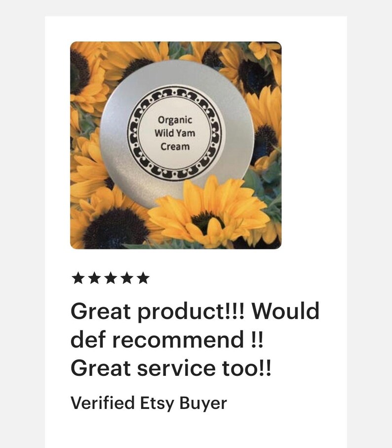 Organic Wild Yam Cream: Artisanal Women's Health, Lemon Scented image 11