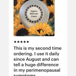 Organic Wild Yam Cream: Artisanal Women's Health, Lemon Scented image 19