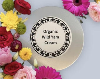 Bespoke Personalized Organic Wild Yam Cream / Choose Your Herbs / Salve / Herbs for Women / Made Specifically for You / Herbal Gift for Her