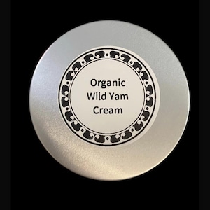 Artisanal organic wild yam cream is made with organic clean ingredients for luxurious texture and long lasting comfort. Naturally Native's wild yam cream is packaged in a plastic free, metal tin that is easy to use. Scented lightly with a fresh lemon scent for enjoyment through the day.