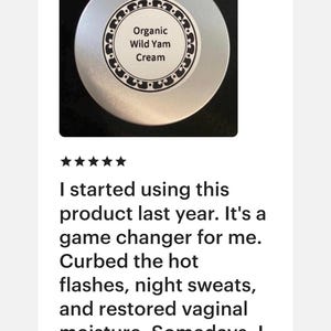 Organic Wild Yam Cream: Artisanal Women's Health, Lemon Scented image 20