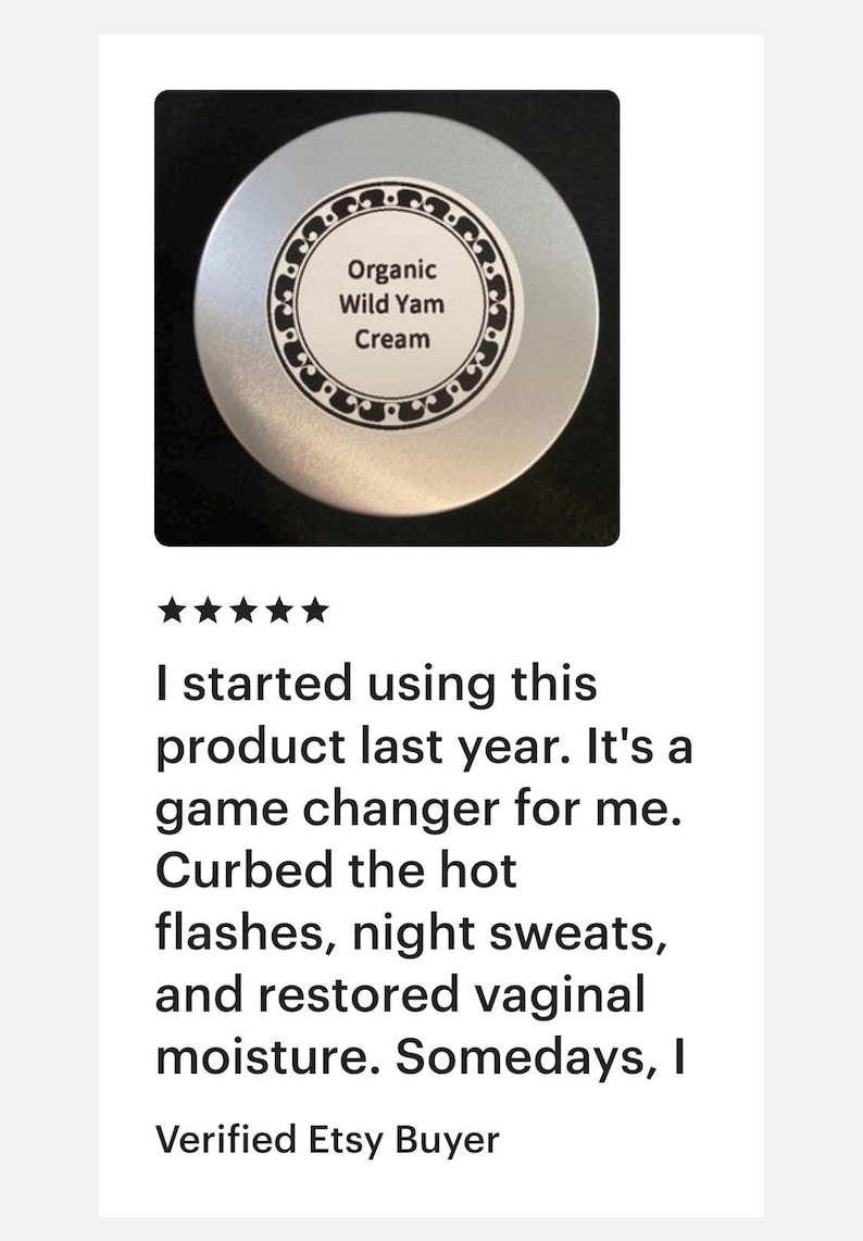 Organic Wild Yam Cream: Artisanal Women's Health, Lemon Scented image 20