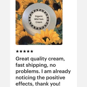 Organic Wild Yam Cream: Artisanal Women's Health, Lemon Scented image 14