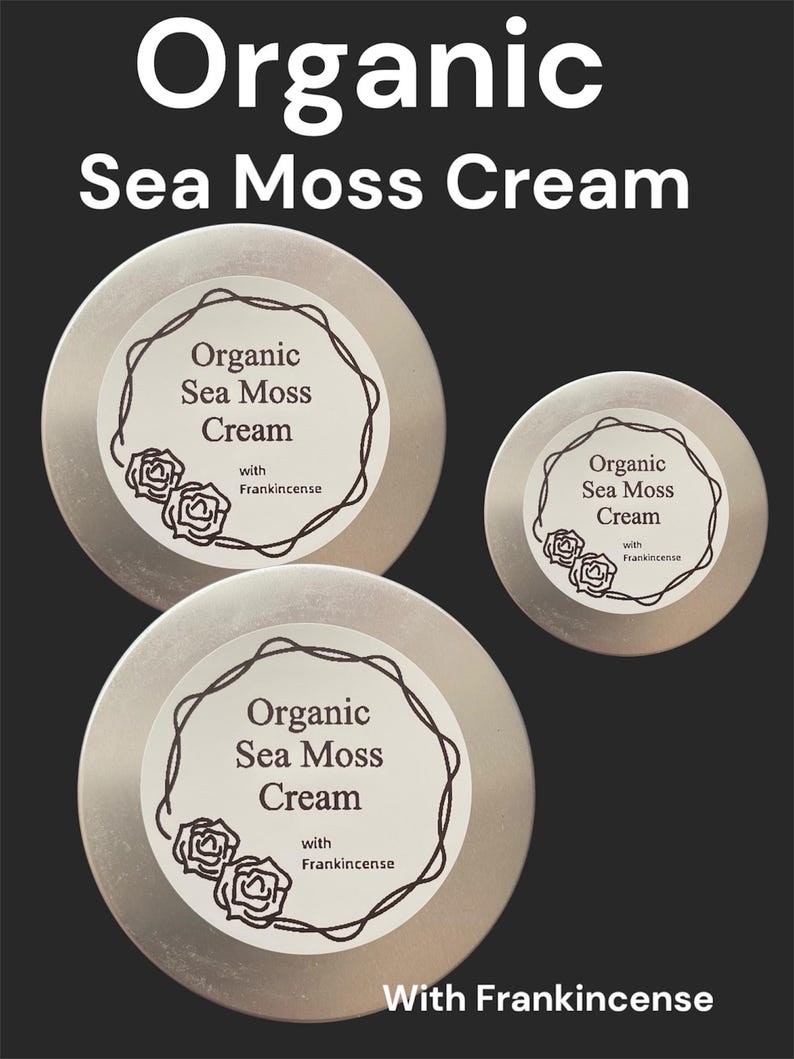 Nourish and rejuvenate your skin with our Organic Sea Moss Cream infused with Frankincense—rich in minerals, antioxidants, and anti-aging ingredients for a radiant, balanced glow. Ideal for all skin types.