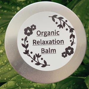 Organic Sleepy Relaxation Balm: Artisanal Herbal Stress Relief, Aromatherapy & Herbs